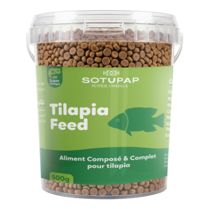 ALIMENT COMPOSÉ ET COMPLET POUR TILAPIA 500g